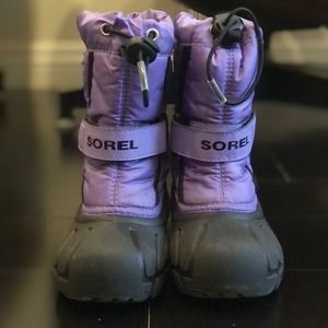 Kids Sorel Snow Boots Size 10